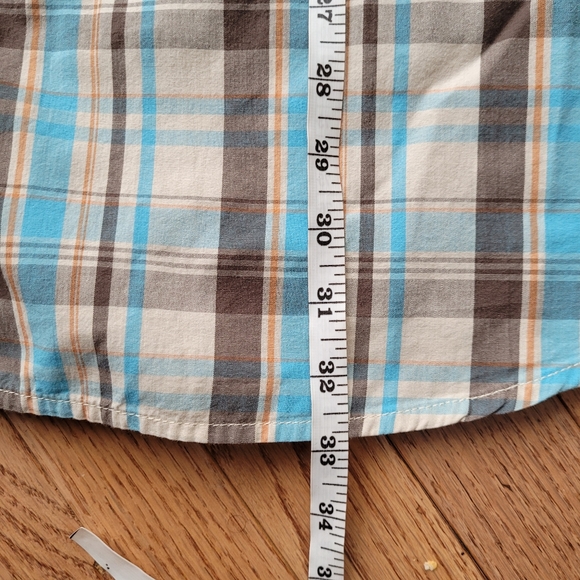 MEC Organic Cotton Casual Men's Plaid Outdoor Hiking Button Up XXL - Picture 11 of 11